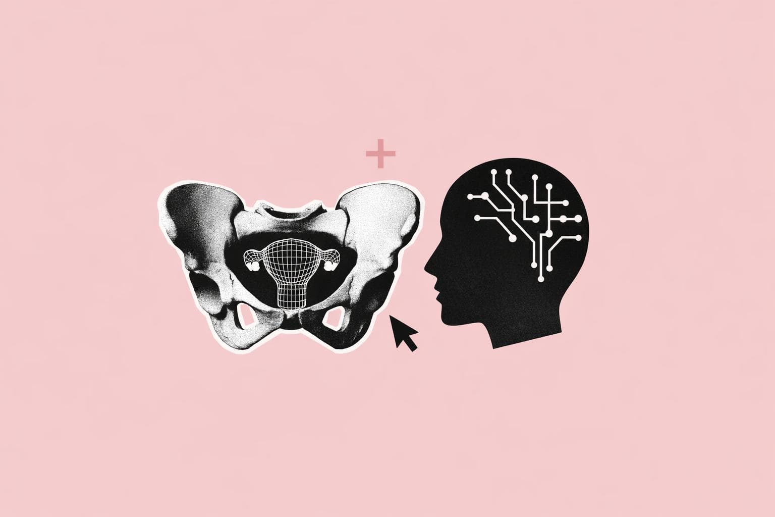 Ilustração de células analisadas por inteligência artificial com visualização 3D em contexto médico
