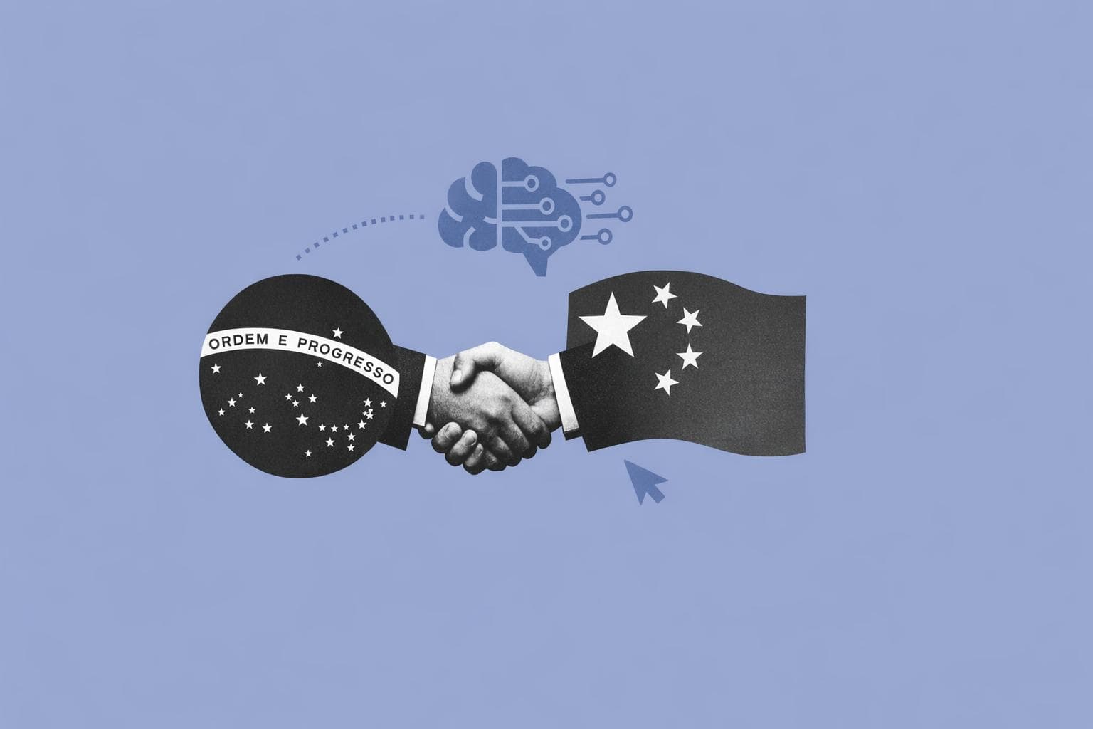 Ministro Alexandre Padilha em reunião com executivos de tecnologia na China para discutir parcerias de IA no SUS