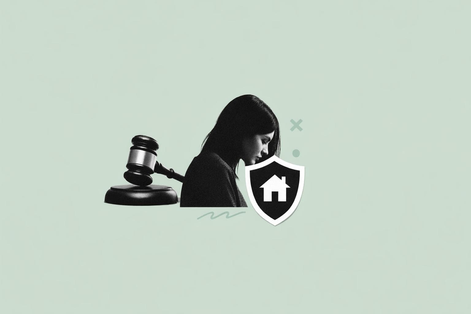 Ilustração de smartphone com botão de emergência representando app de proteção contra violência doméstica